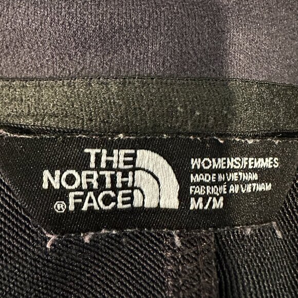 The North Face Womens Jacket Full Zip Charcoal Gray Soft Shell GLU Logo Size Med - Picture 2 of 9